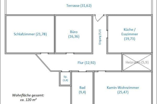 Prenájom bytu 3-izbový 120 m², Kirchardt Prenájom bytu 3-izbový 120 m², Kirchardt