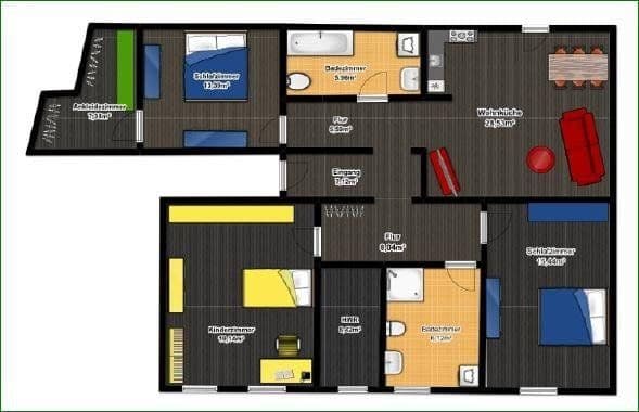Prenájom bytu 4-izbový 123 m², Schönebecker Strasse, 128, Magdeburg, Sasko-Anhaltsko Prenájom bytu 4-izbový 123 m², Schönebecker Strasse, 128, Magdeburg, Sasko-Anhaltsko