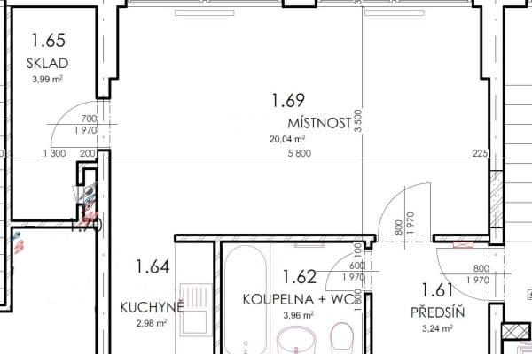 Predaj nebytového priestoru 34 m², Mráčkova, Praha Predaj nebytového priestoru 34 m², Mráčkova, Praha