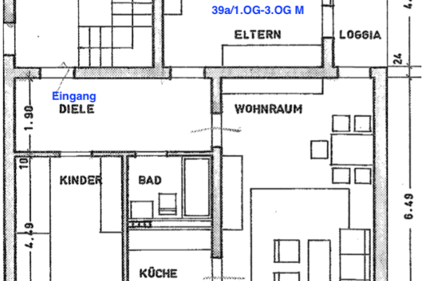 Prenájom bytu 3-izbový 80 m², Mommsenstr. 39a, Essen, Severné Porýnie - Westfálsko Prenájom bytu 3-izbový 80 m², Mommsenstr. 39a, Essen, Severné Porýnie - Westfálsko