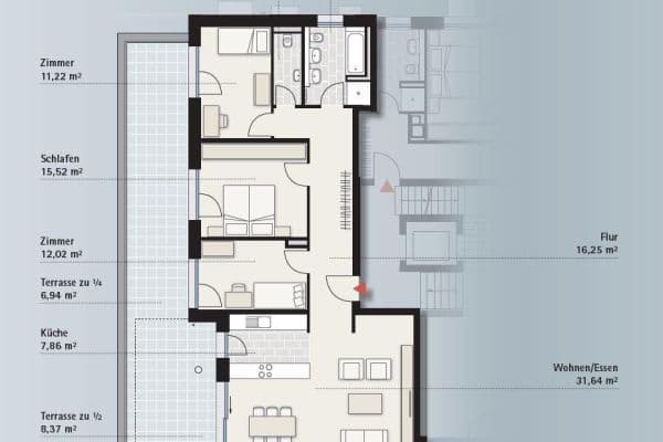 Prenájom bytu 4-izbový 120 m², Maybachstraße 15B, Stuttgart Prenájom bytu 4-izbový 120 m², Maybachstraße 15B, Stuttgart
