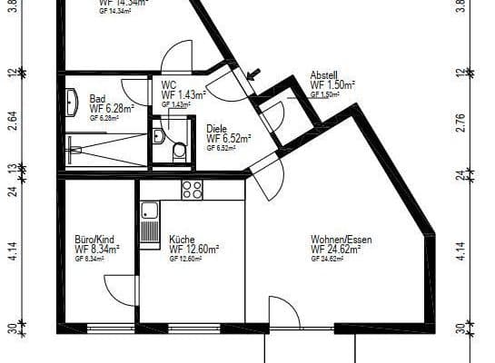 Predaj bytu 3-izbový 80 m², Kirchheim unter Teck, Bádensko-Wurttembersko Predaj bytu 3-izbový 80 m², Kirchheim unter Teck, Bádensko-Wurttembersko