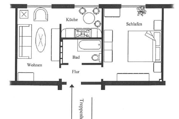 Predaj bytu 2-izbový 39 m², Schinkelstraße 8, Osnabrück, Dolné Sasko Predaj bytu 2-izbový 39 m², Schinkelstraße 8, Osnabrück, Dolné Sasko
