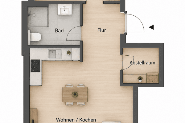 Prenájom bytu 2-izbový 46 m², Petershagen/Eggersdorf, Brandenbursko Prenájom bytu 2-izbový 46 m², Petershagen/Eggersdorf, Brandenbursko