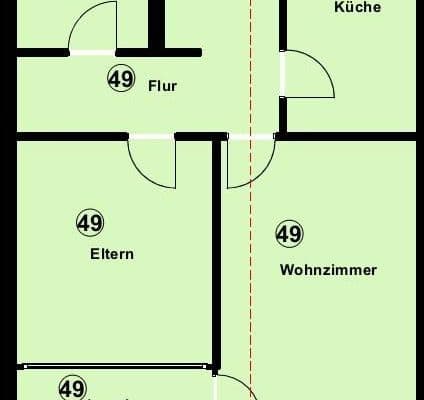 Prenájom bytu 2-izbový 61 m², Siemensstraße 39, Bamberg, Bavorsko Prenájom bytu 2-izbový 61 m², Siemensstraße 39, Bamberg, Bavorsko