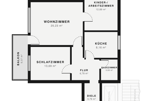 Predaj bytu 3-izbový 76 m², Brinkholt 17, Langenhagen Predaj bytu 3-izbový 76 m², Brinkholt 17, Langenhagen
