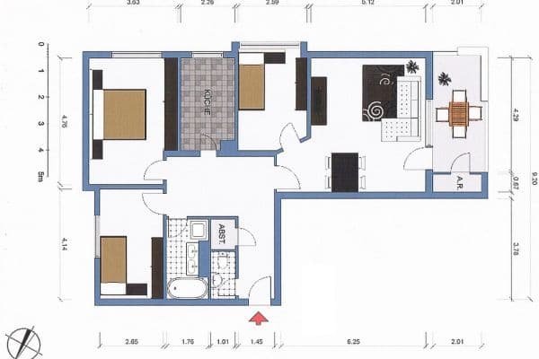 Prenájom bytu 4-izbový 100 m², Am Gaßgang 5, Oberursel (Taunus) Prenájom bytu 4-izbový 100 m², Am Gaßgang 5, Oberursel (Taunus)