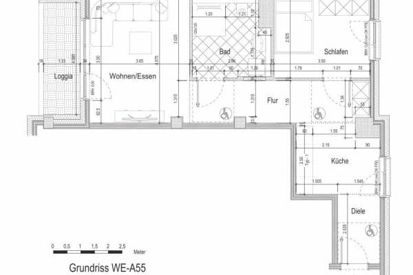 Prenájom bytu 2-izbový 62 m², Schwalbacher Straße 47, Frankfurt Prenájom bytu 2-izbový 62 m², Schwalbacher Straße 47, Frankfurt