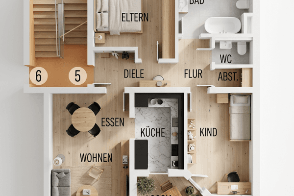 Predaj bytu 3-izbový 71 m², Senden Predaj bytu 3-izbový 71 m², Senden