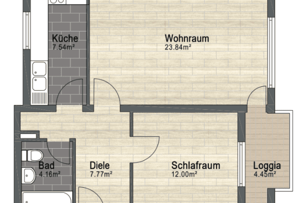 Prenájom bytu 2-izbový 57 m², Berliner Straße 1, Hannover, Dolné Sasko Prenájom bytu 2-izbový 57 m², Berliner Straße 1, Hannover, Dolné Sasko