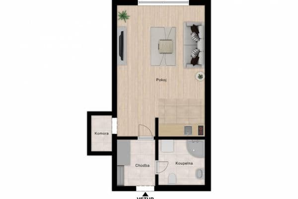 Predaj bytu 1-izbový 30 m², Bukolská, Praha Predaj bytu 1-izbový 30 m², Bukolská, Praha