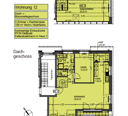 Prenájom bytu 3-izbový 104 m², Seevetal Prenájom bytu 3-izbový 104 m², Seevetal