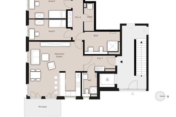 Prenájom bytu 4-izbový 118 m², Alte Str. 12, Frechen Prenájom bytu 4-izbový 118 m², Alte Str. 12, Frechen