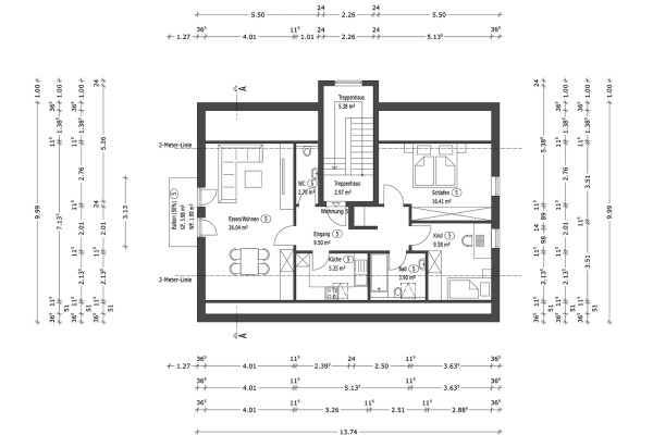 Prenájom bytu 3-izbový 74 m², Liebigstraße 16a, Waldkraiburg, Bavorsko Prenájom bytu 3-izbový 74 m², Liebigstraße 16a, Waldkraiburg, Bavorsko