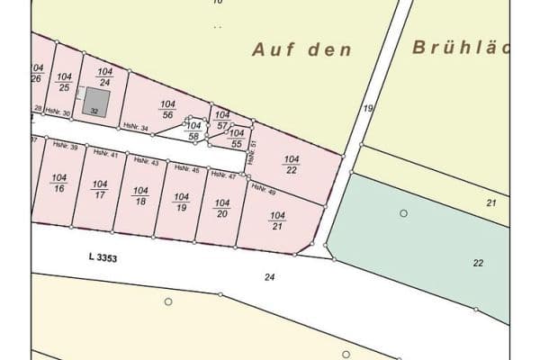 Predaj pozemku 649 m², Butzbach Predaj pozemku 649 m², Butzbach