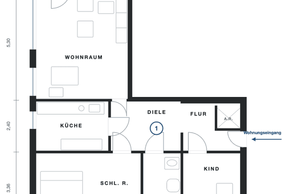 Predaj bytu 3-izbový 80 m², Hilden Predaj bytu 3-izbový 80 m², Hilden