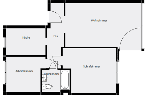 Prenájom bytu 3-izbový 68 m², Zornheim Prenájom bytu 3-izbový 68 m², Zornheim