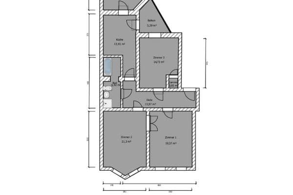 Prenájom bytu 4-izbový 109 m², Paracelsusstr. 5a, Halle, Sasko-Anhaltsko Prenájom bytu 4-izbový 109 m², Paracelsusstr. 5a, Halle, Sasko-Anhaltsko