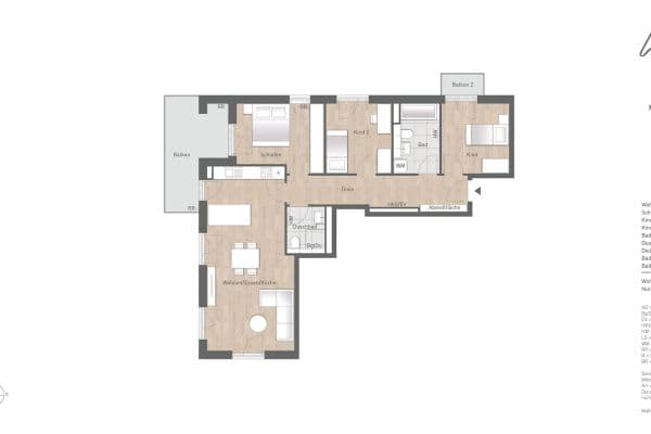 Predaj bytu 4-izbový 101 m², Max-Liebermann-Straße 1b, München, Bavorsko Predaj bytu 4-izbový 101 m², Max-Liebermann-Straße 1b, München, Bavorsko