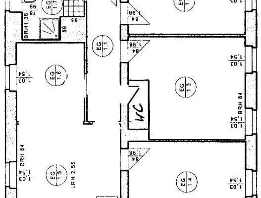 Prenájom bytu 4-izbový 88 m², Bernburger Straße 16, Dessau-Roßlau Prenájom bytu 4-izbový 88 m², Bernburger Straße 16, Dessau-Roßlau
