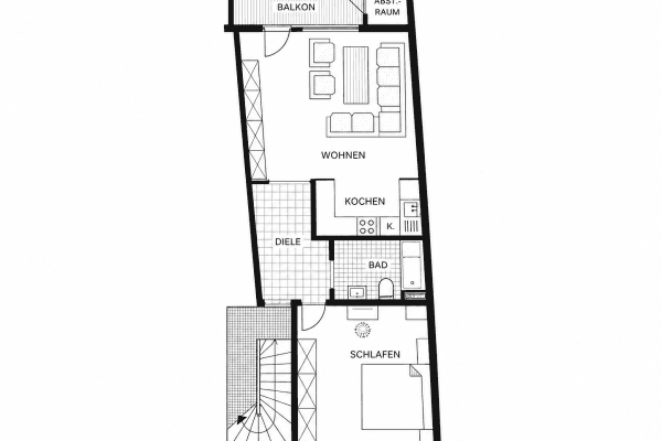 Prenájom bytu 2-izbový 64 m², Pulheim Prenájom bytu 2-izbový 64 m², Pulheim