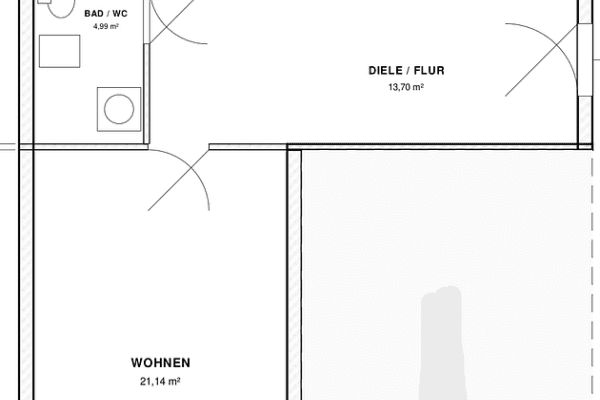 Predaj bytu 2-izbový 59 m², Offenbach am Main Predaj bytu 2-izbový 59 m², Offenbach am Main