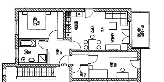 Prenájom bytu 3-izbový 82 m², Moosburg an der Isar Prenájom bytu 3-izbový 82 m², Moosburg an der Isar