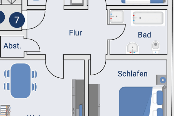 Prenájom bytu 3-izbový 82 m², Alte Grenzstraße 189, Recklinghausen Prenájom bytu 3-izbový 82 m², Alte Grenzstraße 189, Recklinghausen