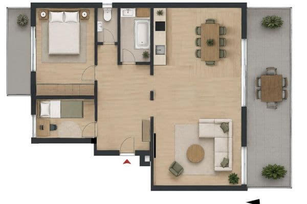 Predaj bytu 3-izbový 75 m², Gräfelfing, Bavorsko Predaj bytu 3-izbový 75 m², Gräfelfing, Bavorsko