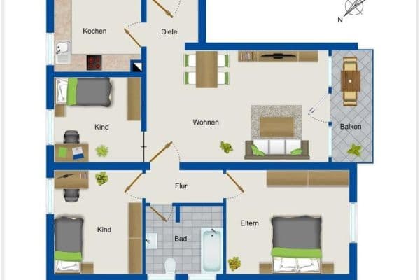 Predaj bytu 4-izbový 85 m², Roth Predaj bytu 4-izbový 85 m², Roth