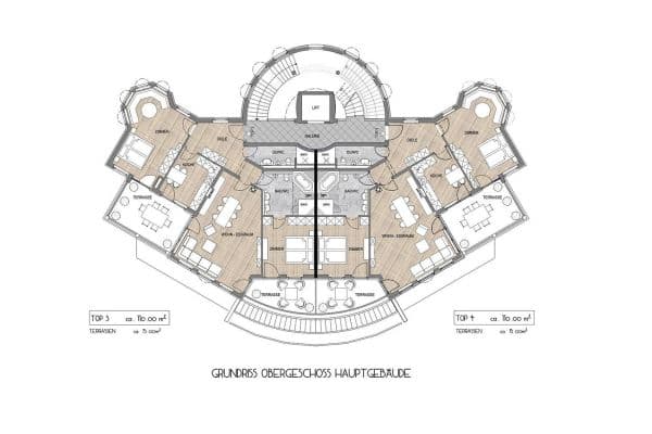 Prenájom bytu 3-izbový 110 m², Hermagor, Korutánsko Prenájom bytu 3-izbový 110 m², Hermagor, Korutánsko