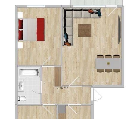 Prenájom bytu 3-izbový 71 m², Gutenbergstr. 5, Bremerhaven, Brémy Prenájom bytu 3-izbový 71 m², Gutenbergstr. 5, Bremerhaven, Brémy