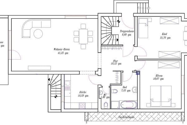 Prenájom bytu 3-izbový 117 m², Kassel, Hesensko Prenájom bytu 3-izbový 117 m², Kassel, Hesensko