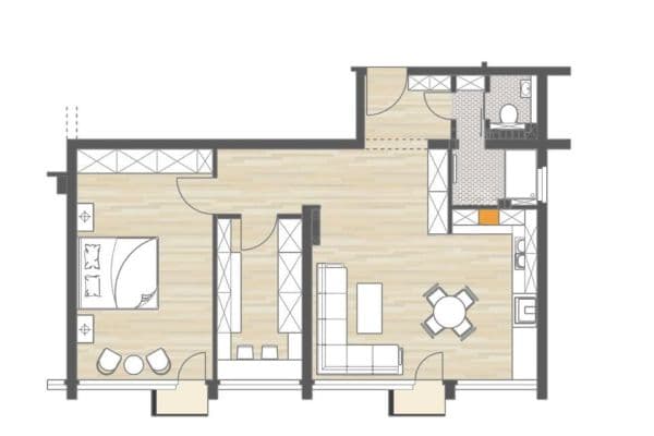 Predaj bytu 3-izbový 70 m², Köln Predaj bytu 3-izbový 70 m², Köln