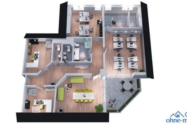 Prenájom kancelárie 218 m², Zum Wiesengrund 8, Kesselsdorf Prenájom kancelárie 218 m², Zum Wiesengrund 8, Kesselsdorf