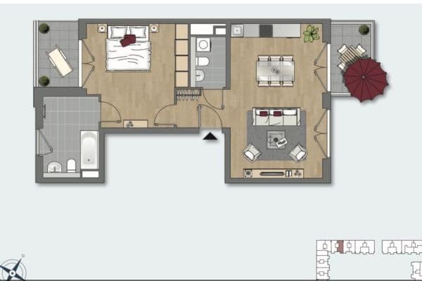 Prenájom bytu 2-izbový 67 m², Hedwig-Porschütz-Straße, Berlin, Berlín Prenájom bytu 2-izbový 67 m², Hedwig-Porschütz-Straße, Berlin, Berlín