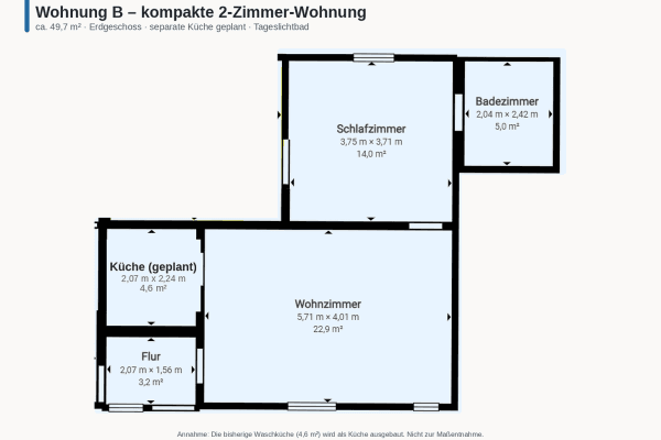 Prenájom bytu 2-izbový 50 m², Hauptstraße 62, Nordstemmen Prenájom bytu 2-izbový 50 m², Hauptstraße 62, Nordstemmen