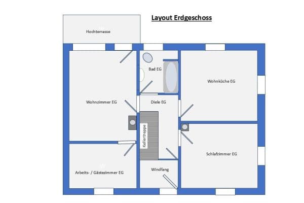 Prenájom bytu 3-izbový 70 m², Uttenreuth Prenájom bytu 3-izbový 70 m², Uttenreuth