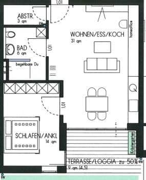 Prenájom bytu 2-izbový 58 m², Lauchheim Prenájom bytu 2-izbový 58 m², Lauchheim