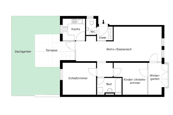 Prenájom bytu 3-izbový 82 m², Badstr. 2, Pfullingen Prenájom bytu 3-izbový 82 m², Badstr. 2, Pfullingen