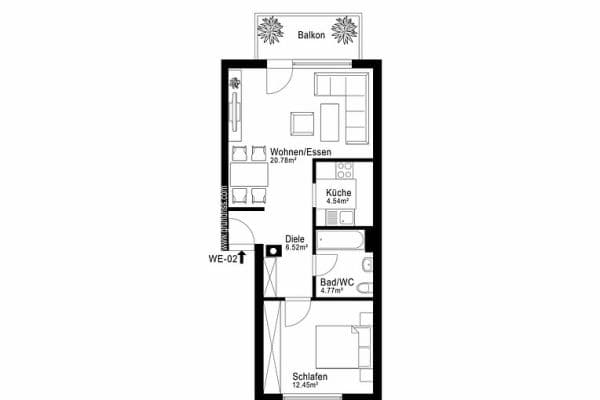 Predaj bytu 2-izbový 52 m², Mannheim, Bádensko-Wurttembersko Predaj bytu 2-izbový 52 m², Mannheim, Bádensko-Wurttembersko