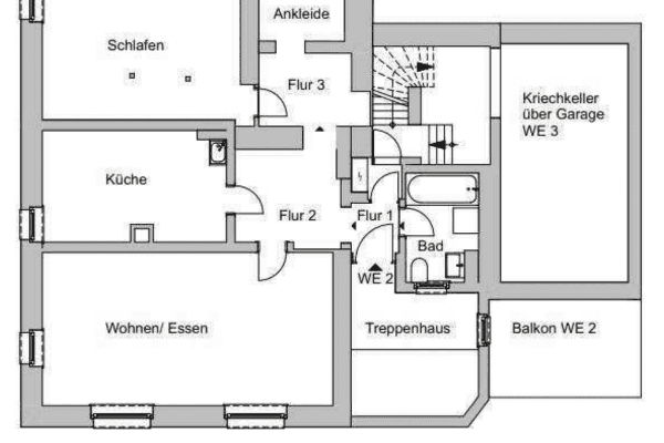 Prenájom bytu 2-izbový 80 m², Schauenburgstr. 23, Dossenheim Prenájom bytu 2-izbový 80 m², Schauenburgstr. 23, Dossenheim