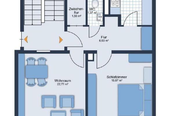 Prenájom bytu 2-izbový 60 m², Nürnberg, Bavorsko Prenájom bytu 2-izbový 60 m², Nürnberg, Bavorsko