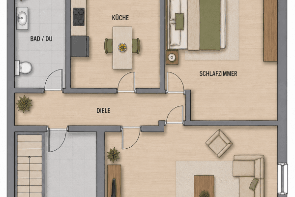Prenájom bytu 2-izbový 59 m², Waldecker Str 11, Duisburg, Severné Porýnie - Westfálsko Prenájom bytu 2-izbový 59 m², Waldecker Str 11, Duisburg, Severné Porýnie - Westfálsko