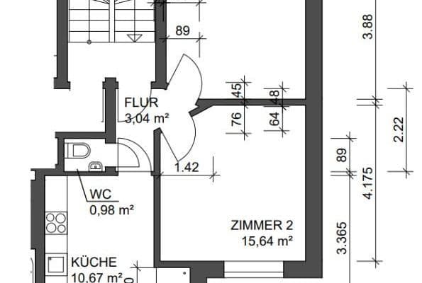 Predaj bytu 2-izbový 45 m², Lübeck Predaj bytu 2-izbový 45 m², Lübeck