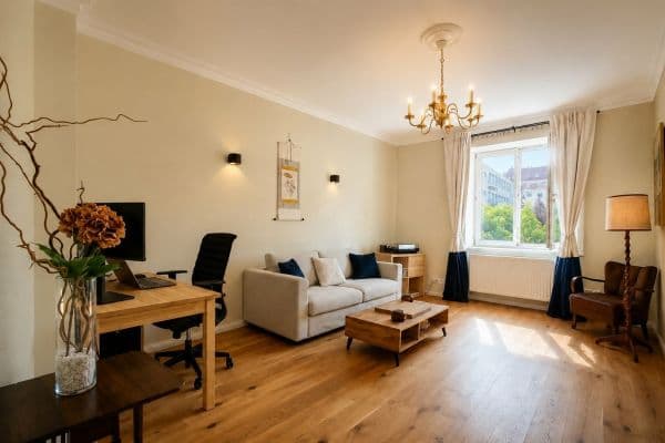 Prenájom bytu 3-izbový 73 m², náměstí Jiřího z Lobkovic, Praha Prenájom bytu 3-izbový 73 m², náměstí Jiřího z Lobkovic, Praha