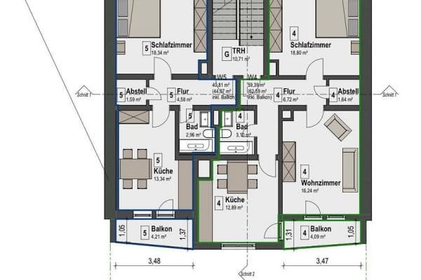 Predaj bytu 1-izbový 45 m², Halbergstraße 39, Ludwigshafen am Rhein Predaj bytu 1-izbový 45 m², Halbergstraße 39, Ludwigshafen am Rhein