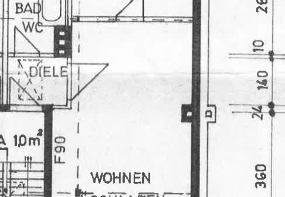 Prenájom bytu 1-izbový 36 m², Sybelstr. 64, Essen, Severné Porýnie - Westfálsko Prenájom bytu 1-izbový 36 m², Sybelstr. 64, Essen, Severné Porýnie - Westfálsko