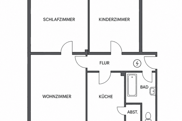 Prenájom bytu 3-izbový 72 m², Wuppertal Prenájom bytu 3-izbový 72 m², Wuppertal