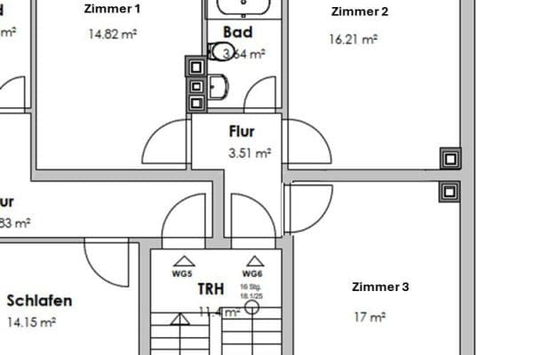 Prenájom bytu 3-izbový 56 m², Nordstrasse 42, Velbert Prenájom bytu 3-izbový 56 m², Nordstrasse 42, Velbert